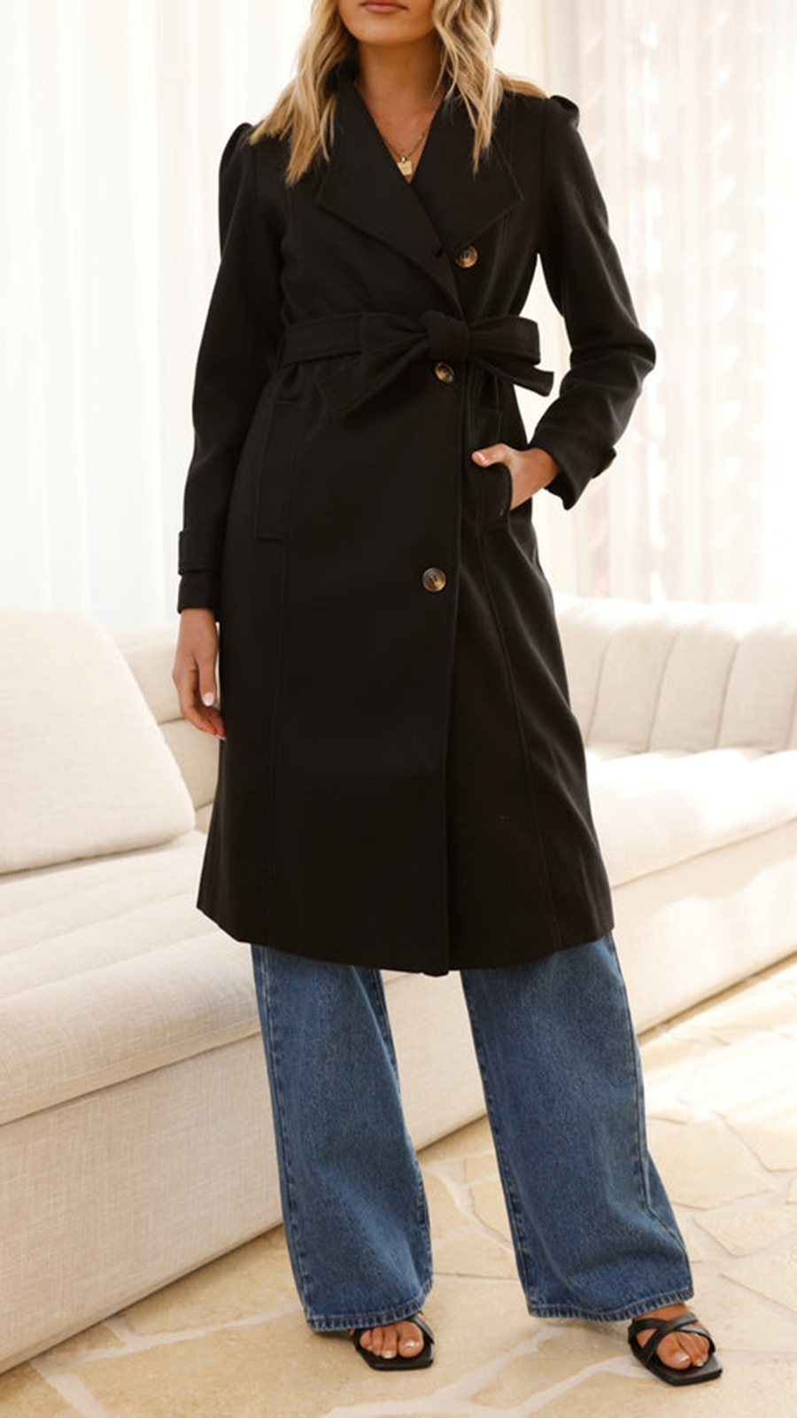 Xenos Coat - Black - Image 3