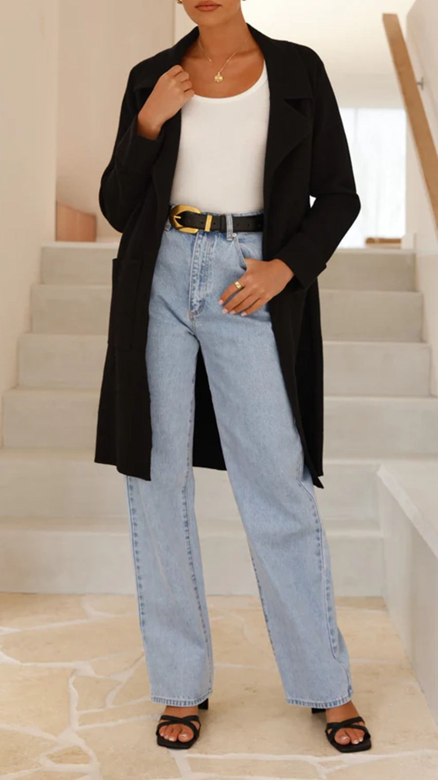 Barcelona Coatigan - Black - Image 2