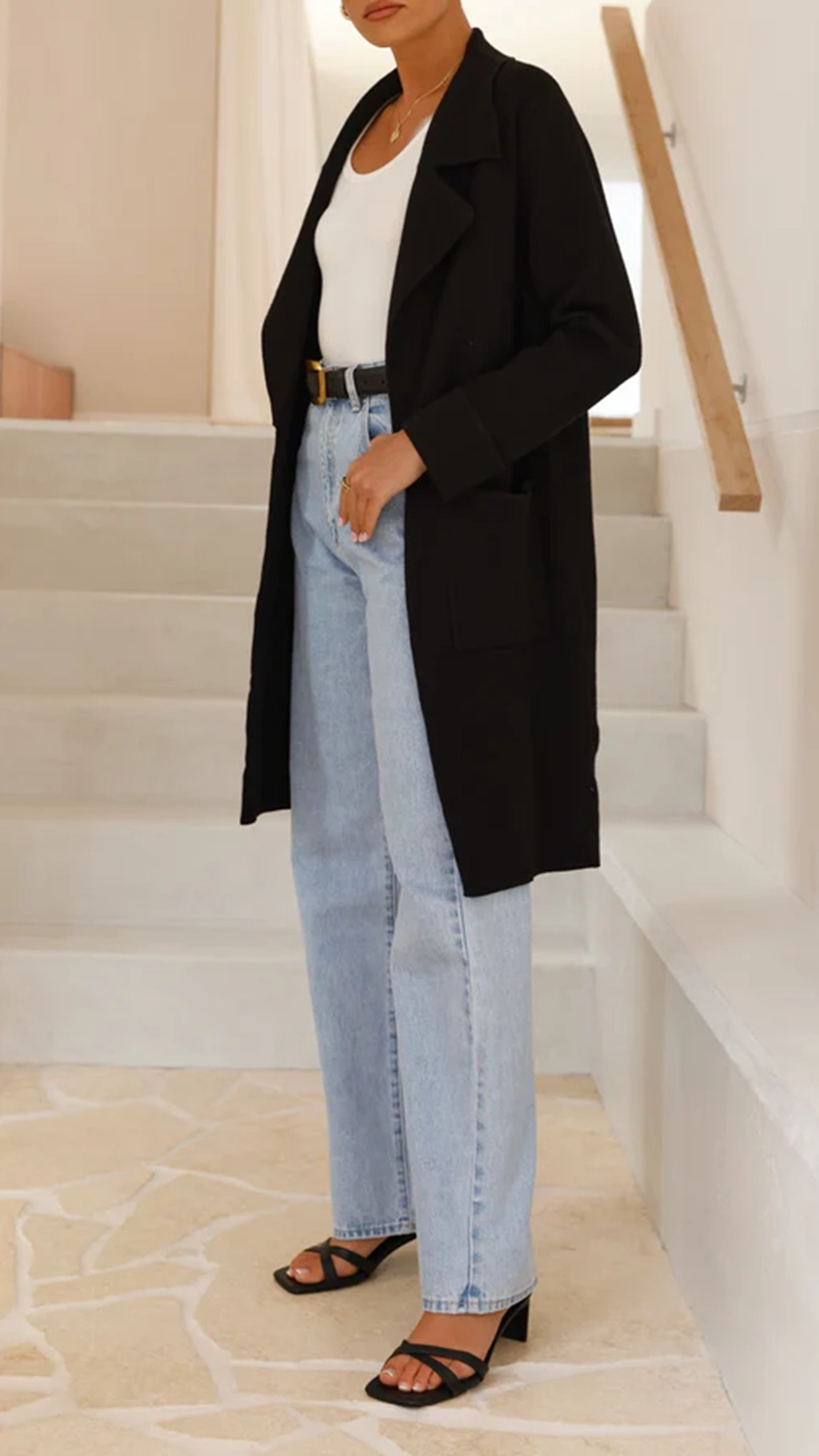 Barcelona Coatigan - Black - Image 4