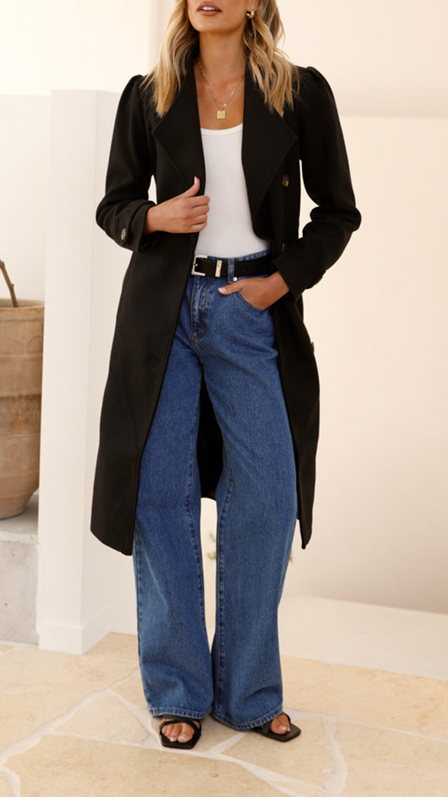 Xenos Coat - Black - Image 2