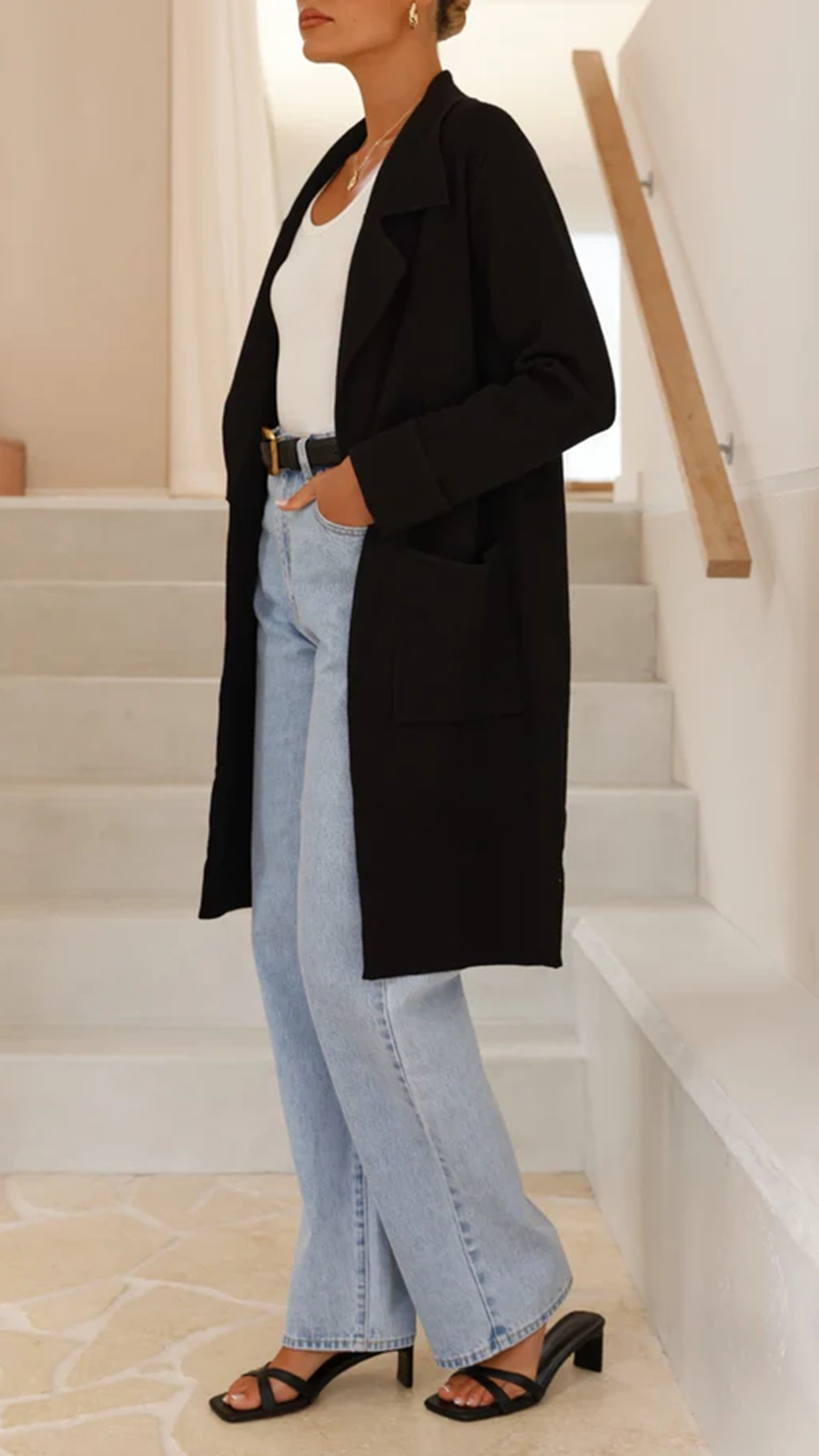 Barcelona Coatigan - Black - Image 5